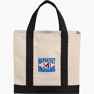 Port Authority Cotton Canvas Two-Tone Tote