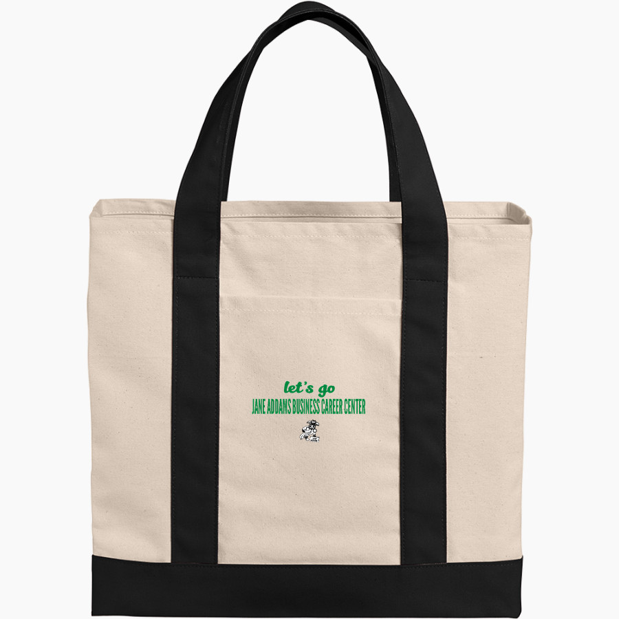 Jane Addams Business Career Center Executives <span class="pdp-name-mascot">Jane Addams Business Career Center Executives</span> Port Authority Cotton Canvas Two-Tone Tote