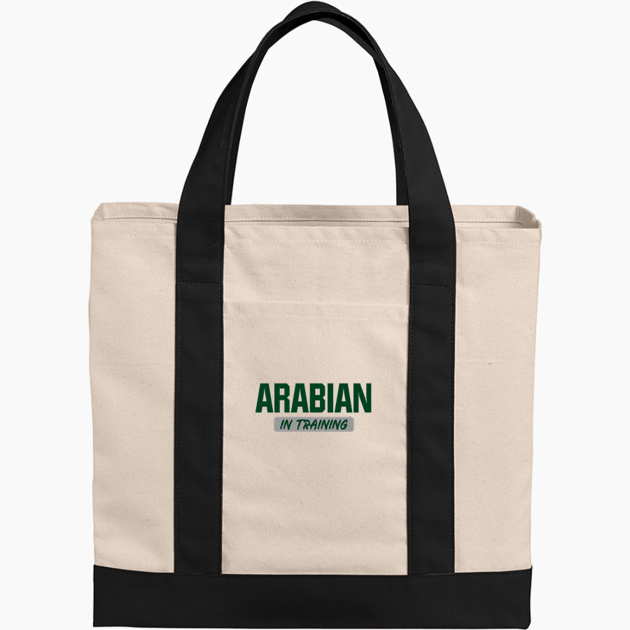 Pendleton Heights Arabians <span class="pdp-name-mascot">Pendleton Heights Arabians</span> Port Authority Cotton Canvas Two-Tone Tote