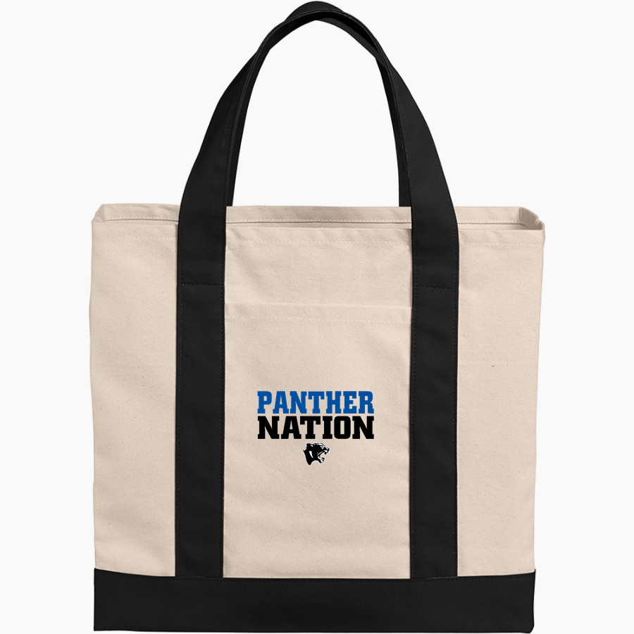 Mounds Park Academy Panthers <span class="pdp-name-mascot">Mounds Park Panthers</span> Port Authority Cotton Canvas Two-Tone Tote