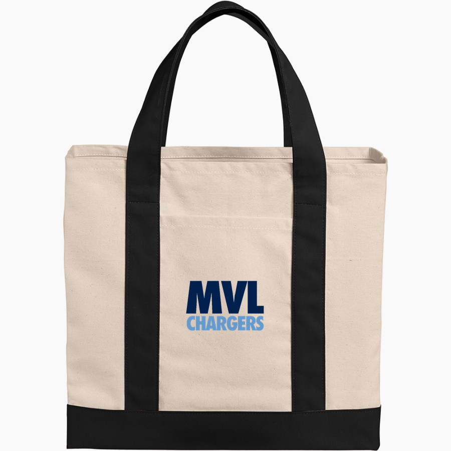 MVL Chargers <span class="pdp-name-mascot">MVL Chargers</span> Port Authority Cotton Canvas Two-Tone Tote