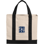 Bloomington Career Academy <span class="pdp-name-mascot">Bloomington Career Academy</span> Port Authority Cotton Canvas Two-Tone Tote Front Thumbnail