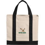 Evergreen Lutheran Eagles <span class="pdp-name-mascot">Evergreen Lutheran Eagles</span> Port Authority Cotton Canvas Two-Tone Tote Front Thumbnail