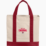 CARDINAL HIGH SCHOOL HUSKIES <span class="pdp-name-mascot">CARDINAL HUSKIES</span> Port Authority Cotton Canvas Two-Tone Tote Front Thumbnail