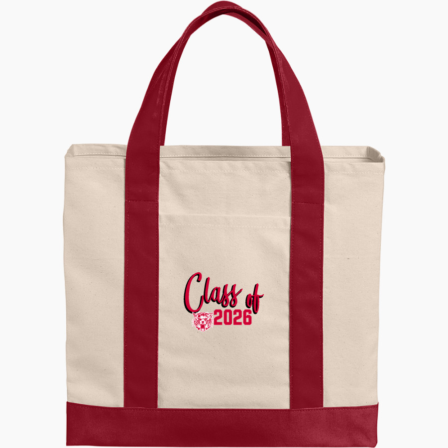 KENTON HIGH SCHOOL WILDCATS <span class="pdp-name-mascot">KENTON WILDCATS</span> Port Authority Cotton Canvas Two-Tone Tote