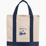 Headwaters Hawks <span class="pdp-name-mascot">Headwaters School Hawks</span> Port Authority Cotton Canvas Two-Tone Tote Front Thumbnail