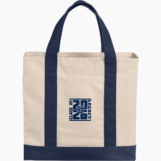 Port Authority Cotton Canvas Two-Tone Tote