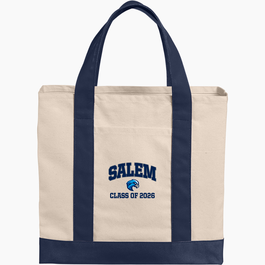 Salem Falcons Port Authority Cotton Canvas Two-Tone Tote