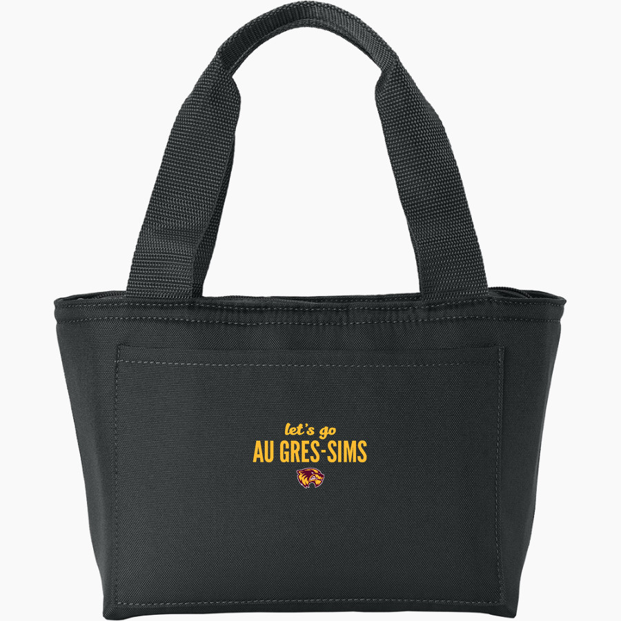 Au Gres-Sims HIGH SCHOOL WOLVERINES <span class="pdp-name-mascot">AU GRES - SIMS WOLVERINES</span> Port Authority Insulated Lunch Tote
