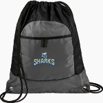 Divine Savior Academy Sharks <span class="pdp-name-mascot">Divine Savior Sharks</span> Port Authority Pocket Cinch Pack Front Thumbnail