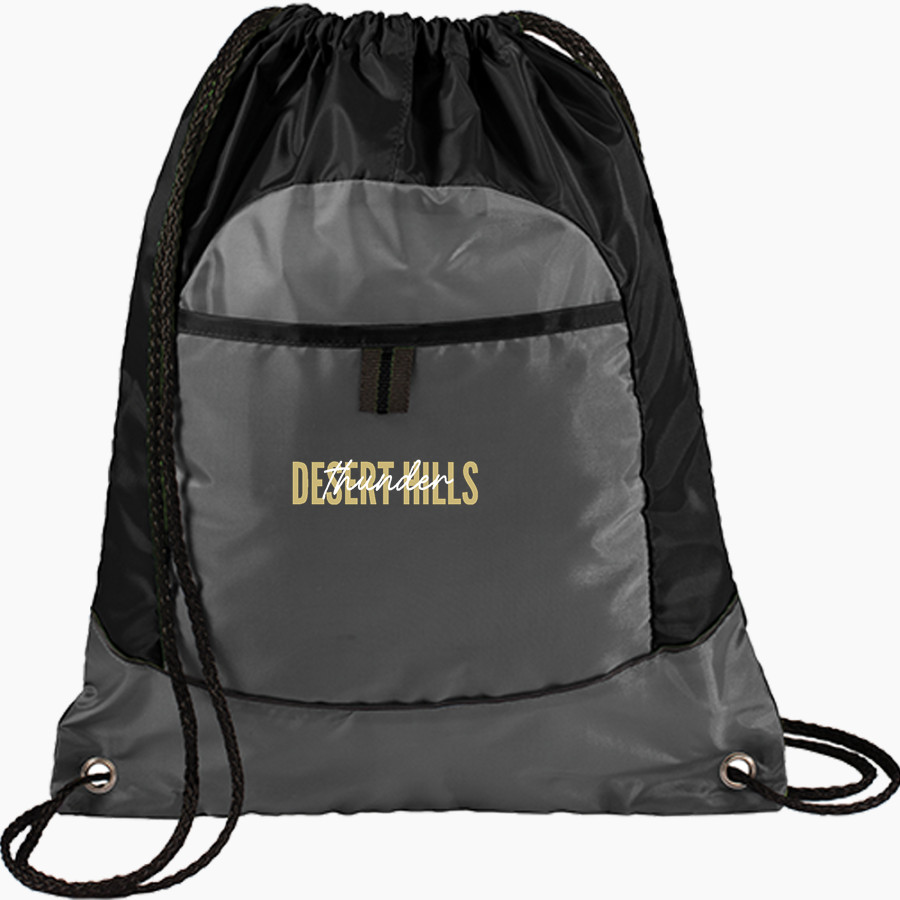 Desert Hills Thunder <span class="pdp-name-mascot">Desert Hills Middle School Thunder</span> Port Authority Pocket Cinch Pack