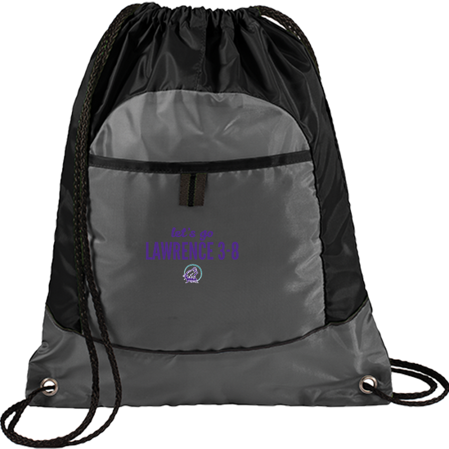 Lawrence 3-8 Lobos <span class="pdp-name-mascot">Lawrence 3-8 School Lobos</span> Port Authority Pocket Cinch Pack