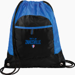 ZANESVILLE HIGH SCHOOL BLUE DEVILS Port Authority Pocket Cinch Pack Front Thumbnail