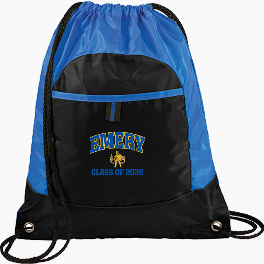 EMERY HIGH SCHOOL SPARTANS <span class="pdp-name-mascot">EMERY SPARTANS</span> Port Authority Pocket Cinch Pack