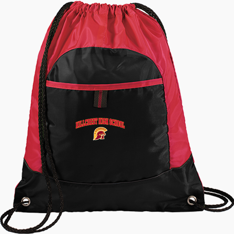 HILLCREST HIGH SCHOOL TROJANS <span class="pdp-name-mascot">Hillcrest High School TROJANS</span> Port Authority Pocket Cinch Pack