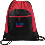 Clarkson-Leigh Patriots <span class="pdp-name-mascot">Clarkson-Leigh Patriots</span> Port Authority Pocket Cinch Pack Front Thumbnail