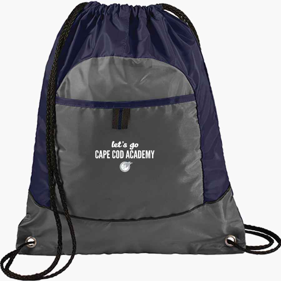 Cape Cod Academy Seahawks Port Authority Pocket Cinch Pack