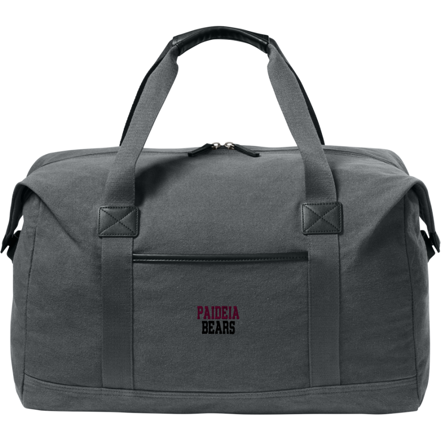 Paideia High Bears <span class="pdp-name-mascot">Paideia High School Bears</span> Port Authority Washed Canvas Duffel