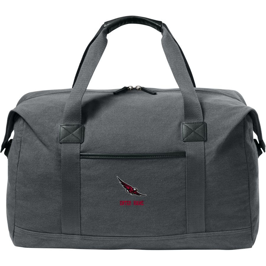 Browns River Middle School Raiders <span class="pdp-name-mascot">Browns River Falcons</span> Port Authority Washed Canvas Duffel