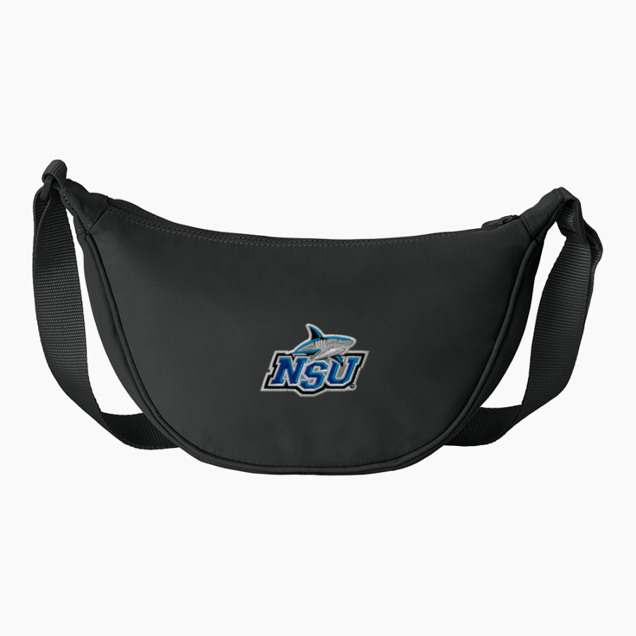 Nova Southeastern University Sharks Online Store <span class="pdp-name-mascot">Nova Southeastern University Sharks</span> Port Authority Matte Crossbody