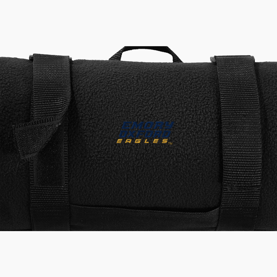 Oxford College of Emory University Eagles Port Authority Value Fleece Blanket with Strap