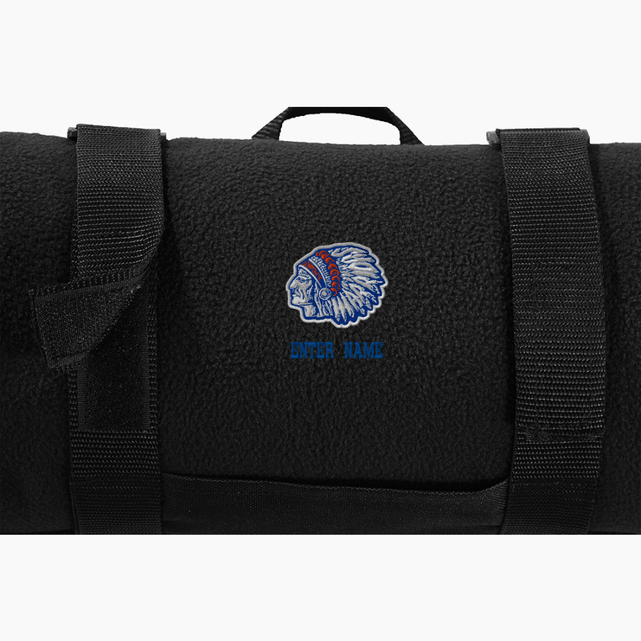 Whiteland Warriors Port Authority Value Fleece Blanket with Strap