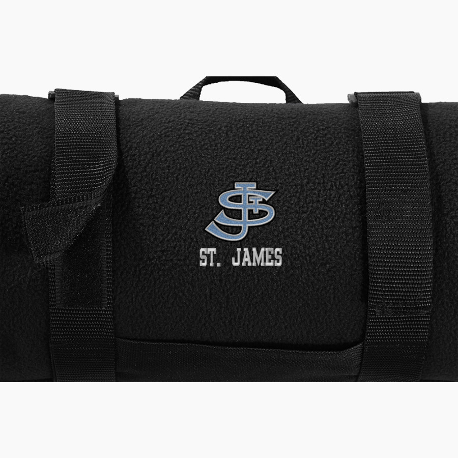 St. James Sharks <span class="pdp-name-mascot">St. James Sharks</span> Port Authority Value Fleece Blanket with Strap
