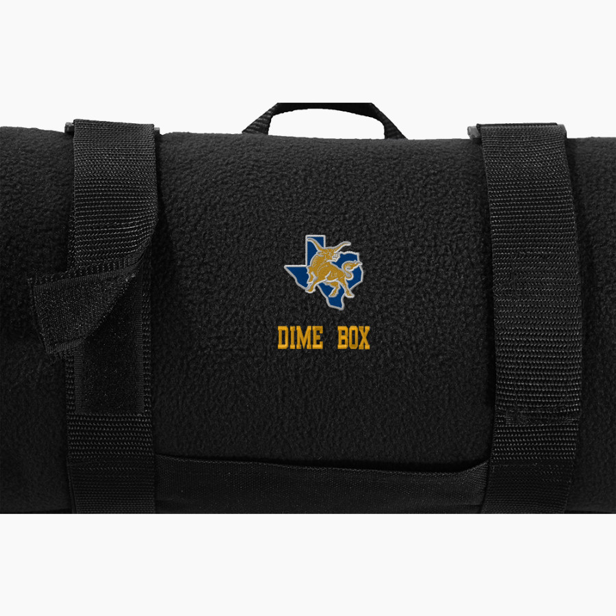 DIME BOX HIGH SCHOOL LONGHORNS <span class="pdp-name-mascot">DIME BOX LONGHORNS</span> Port Authority Value Fleece Blanket with Strap