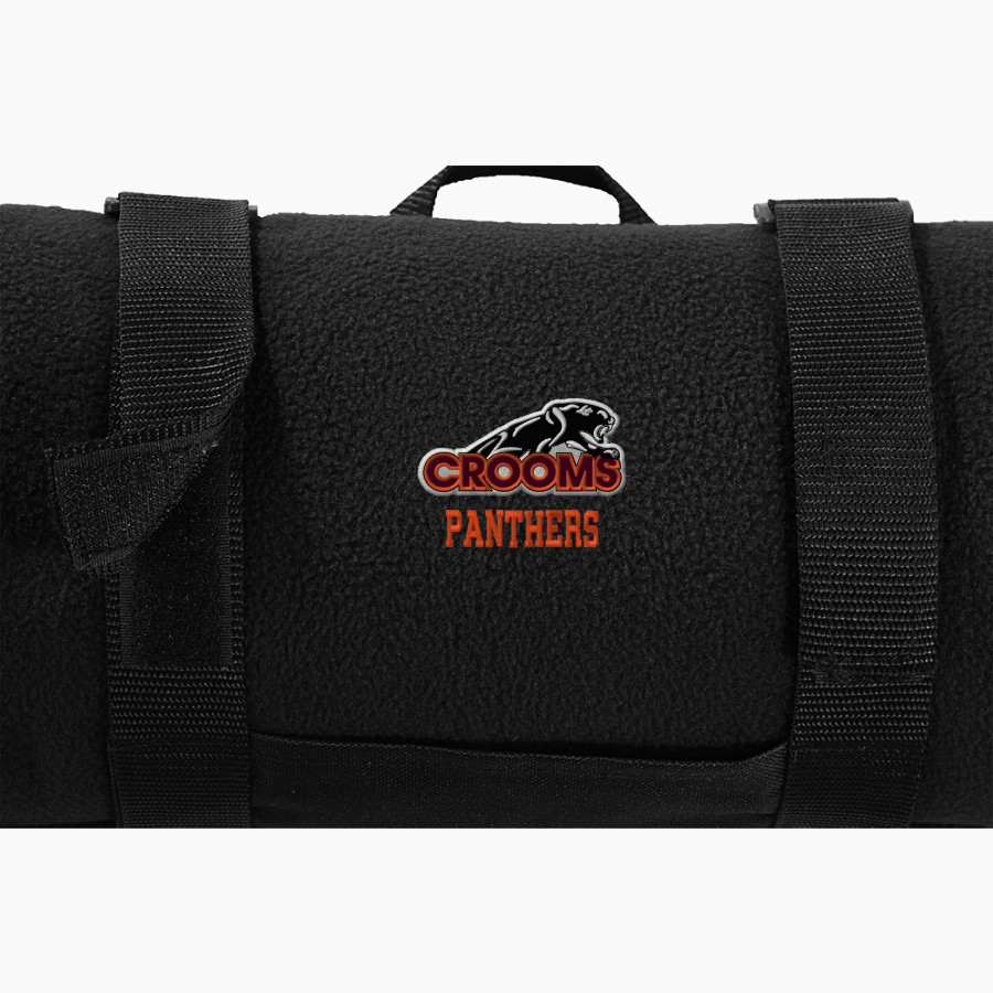 CROOMS ACADEMY PANTHERS <span class="pdp-name-mascot">CROOMS ACADEMY PANTHERS</span> Port Authority Value Fleece Blanket with Strap