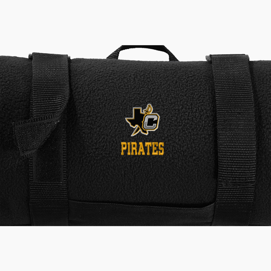 CRANDALL HIGH SCHOOL PIRATES <span class="pdp-name-mascot">CRANDALL PIRATES</span> Port Authority Value Fleece Blanket with Strap