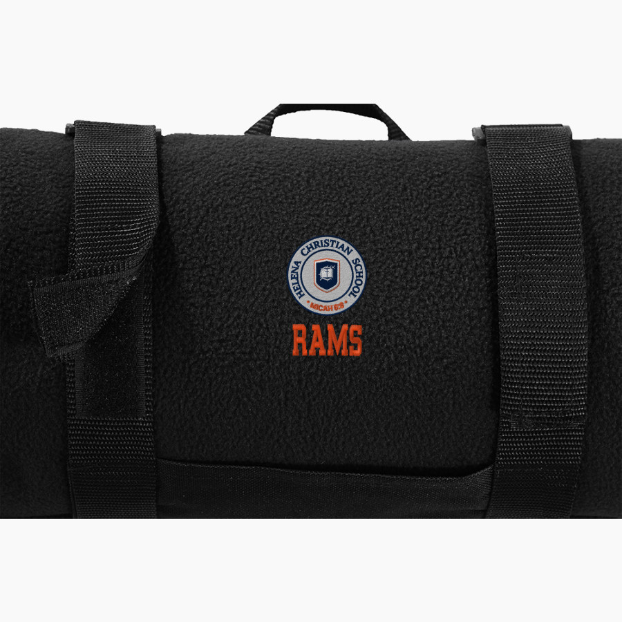 Helena Christian Rams <span class="pdp-name-mascot">Helena Christian School Rams</span> Port Authority Value Fleece Blanket with Strap