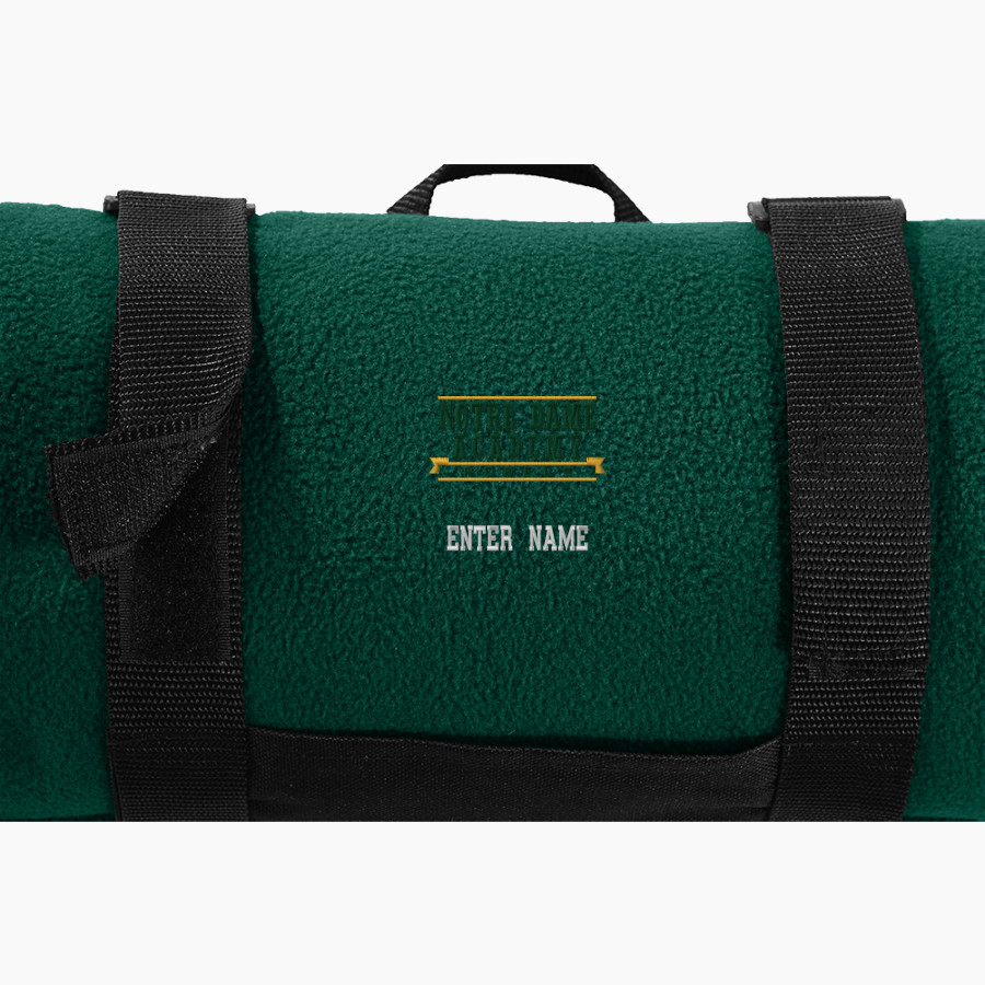 Notre Dame Academy Rebels official sideline store Port Authority Value Fleece Blanket with Strap