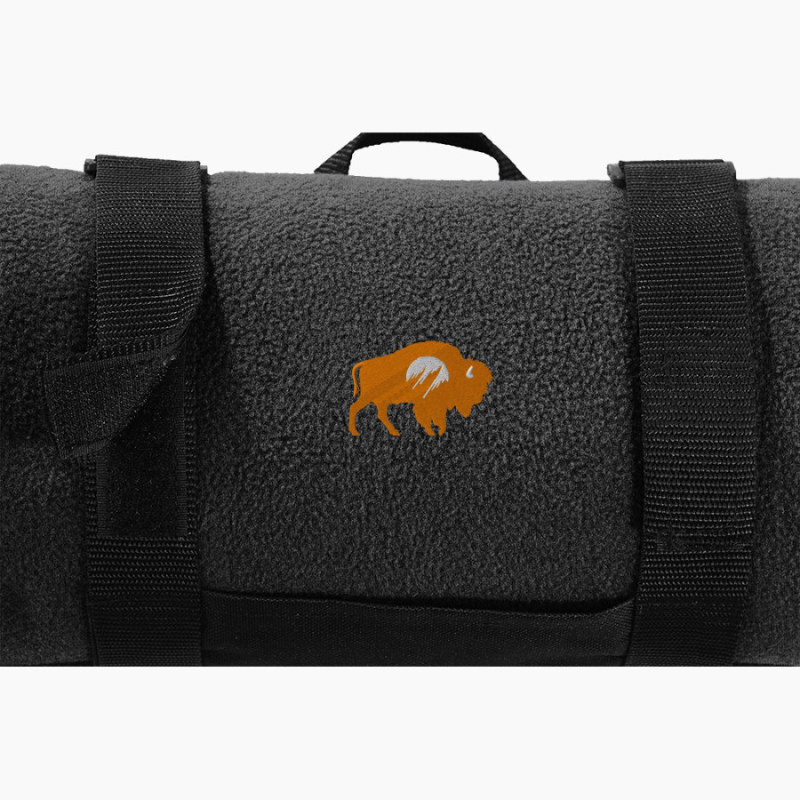 Flatirons Bison <span class="pdp-name-mascot">Flatirons Bison</span> Port Authority Value Fleece Blanket with Strap