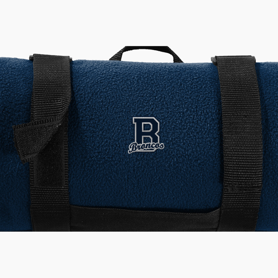 Burrillville Broncos <span class="pdp-name-mascot">Burrillville Broncos</span> Port Authority Value Fleece Blanket with Strap