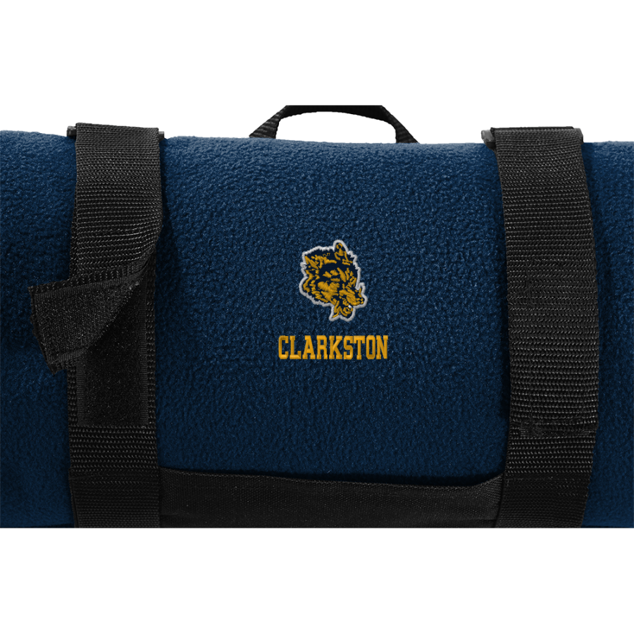 Clarkston Wolves <span class="pdp-name-mascot">Clarkston Wolves</span> Port Authority Value Fleece Blanket with Strap