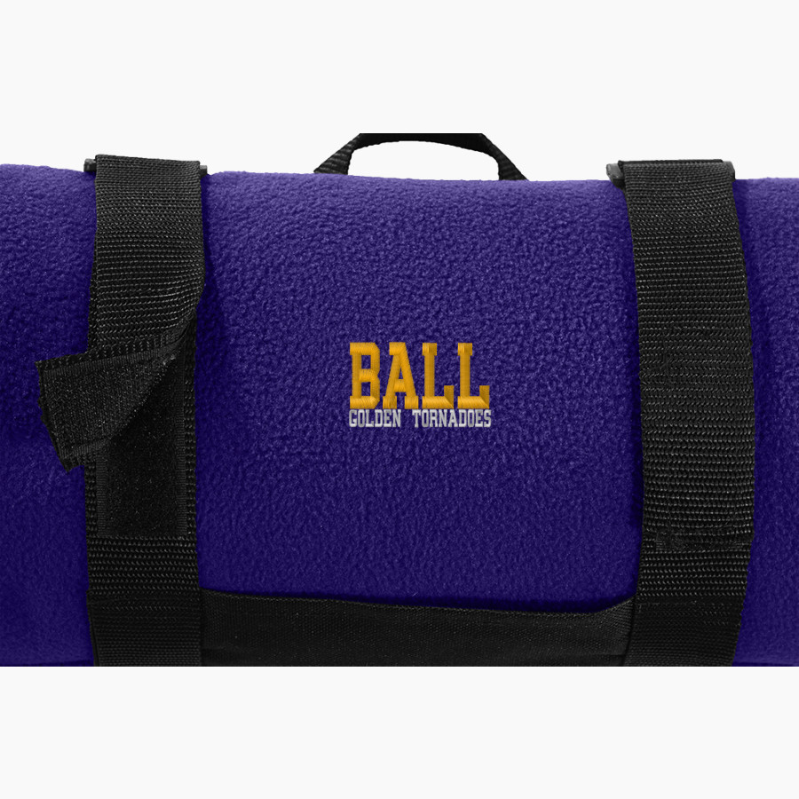 BALL HIGH SCHOOL GOLDEN TORNADOES Port Authority Value Fleece Blanket with Strap