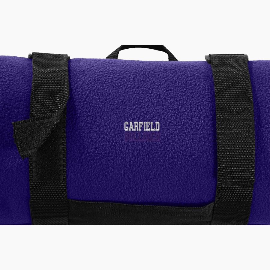 Garfield Bulldogs Port Authority Value Fleece Blanket with Strap