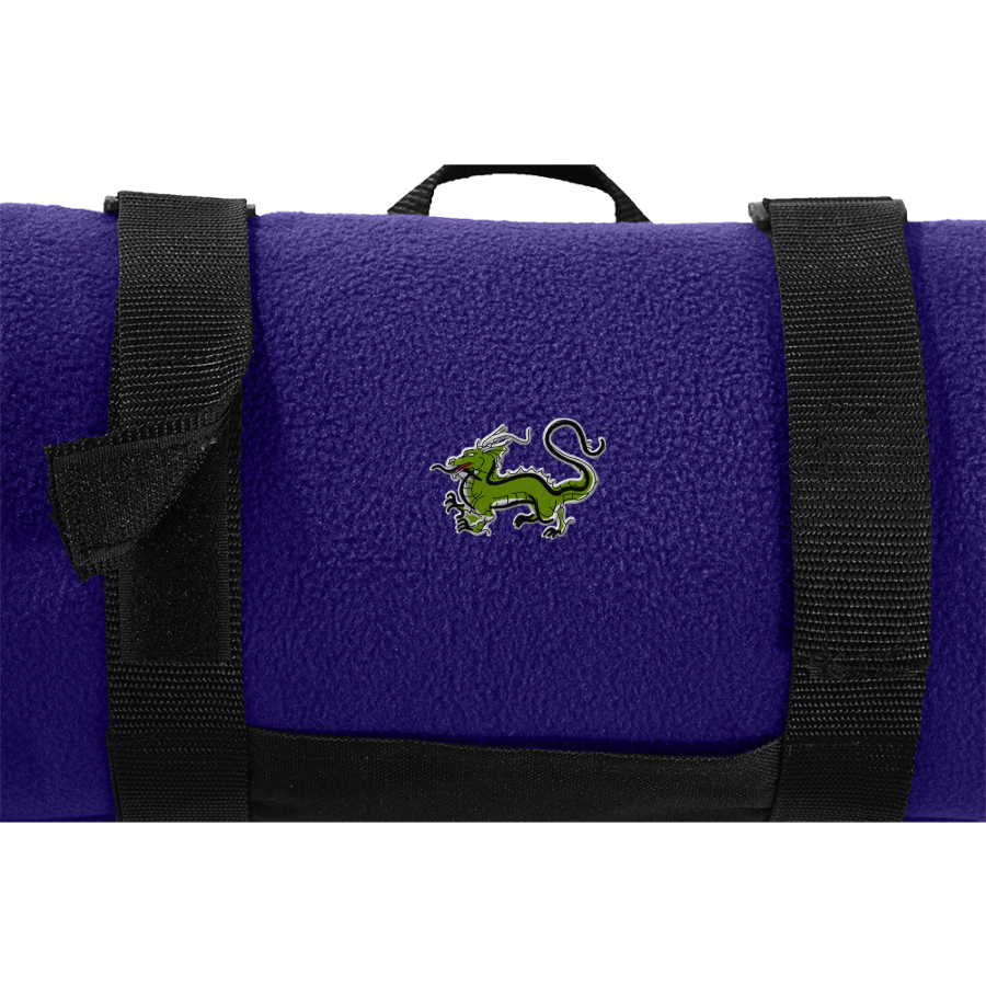 Southern Delaware School Of The Arts dragons <span class="pdp-name-mascot">SDSA Dragons</span> Port Authority Value Fleece Blanket with Strap