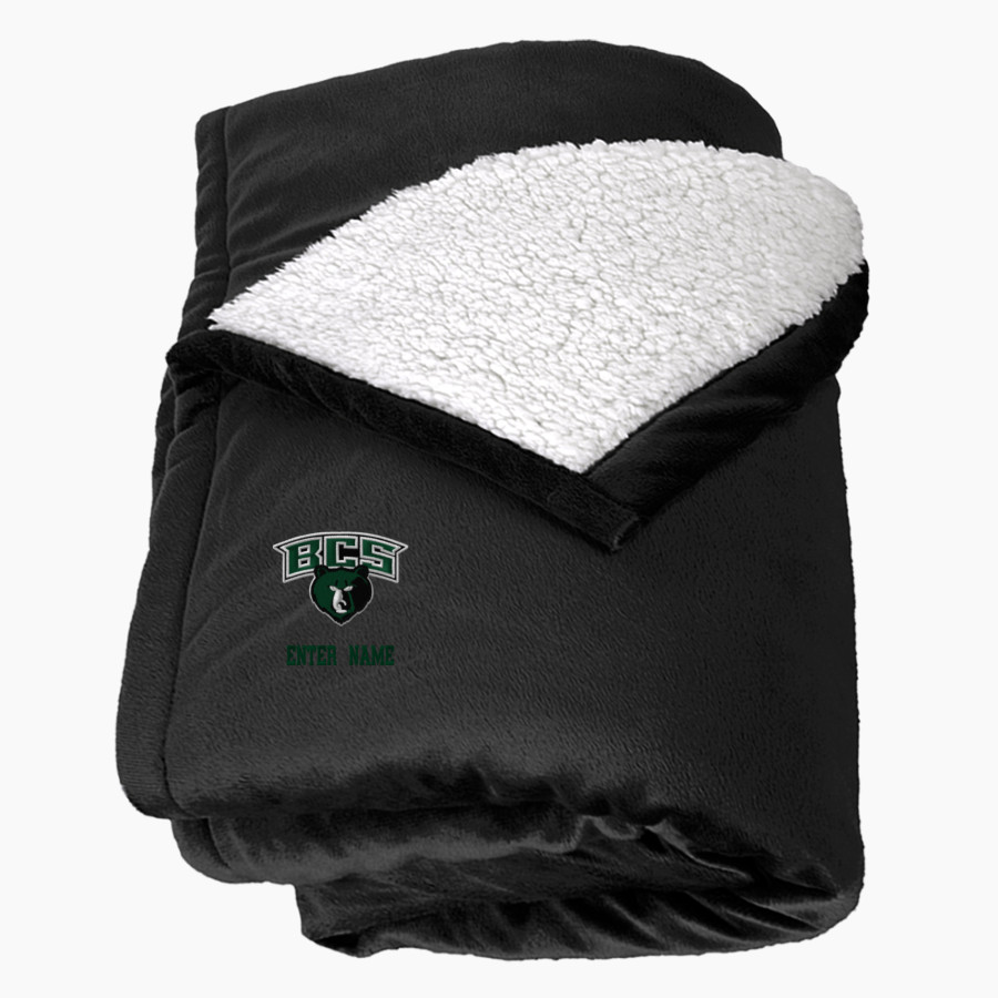 BRENTWOOD CHRISTIAN SCHOOL BEARS <span class="pdp-name-mascot">BRENTWOOD BEARS</span> Port Authority Mountain Lounge Blanket