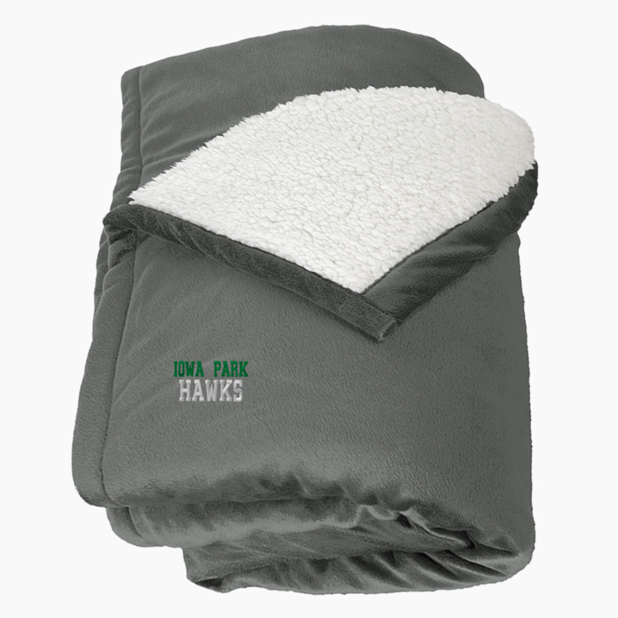 IOWA PARK HIGH SCHOOL HAWKS Port Authority Mountain Lounge Blanket