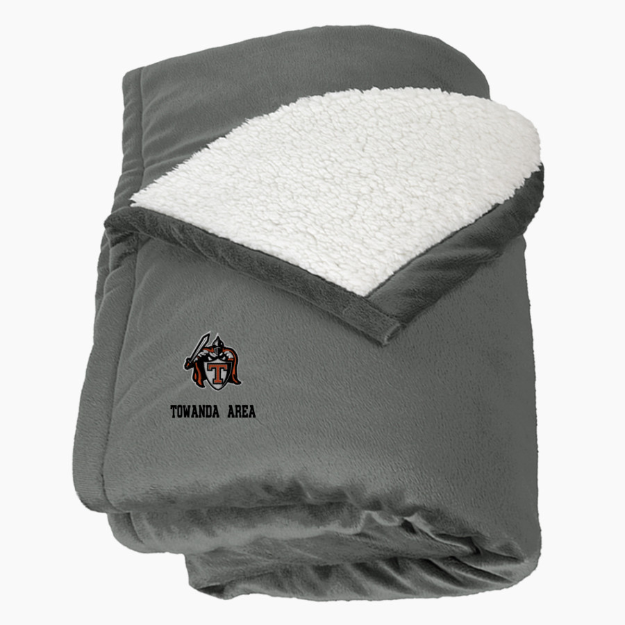 TOWANDA AREA SENIOR HIGH SCHOOL KNIGHTS <span class="pdp-name-mascot">TOWANDA AREA KNIGHTS</span> Port Authority Mountain Lounge Blanket