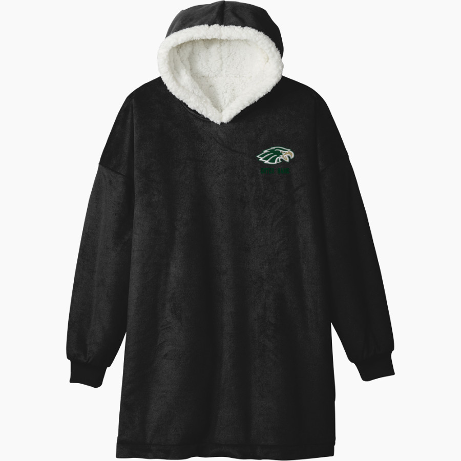 Racine Case Eagles <span class="pdp-name-mascot">Racine Case Eagles</span> Port Authority Mountain Lodge Wearable Blanket