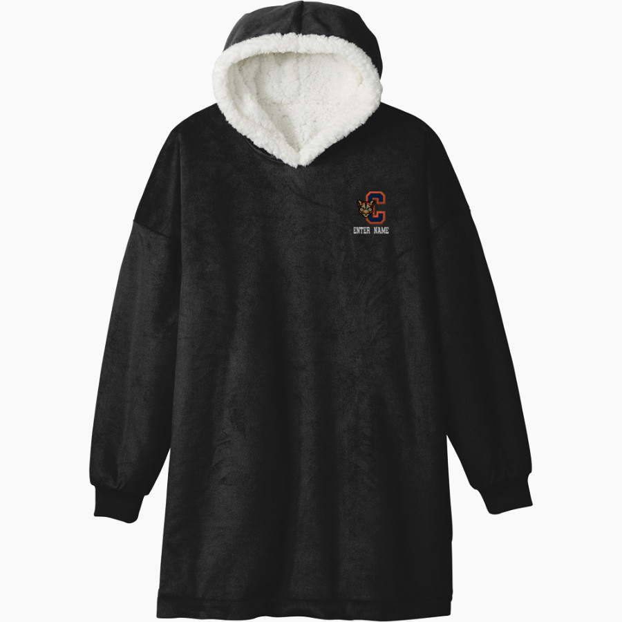 Clinton Cougars <span class="pdp-name-mascot">Clinton Cougars</span> Port Authority Mountain Lodge Wearable Blanket