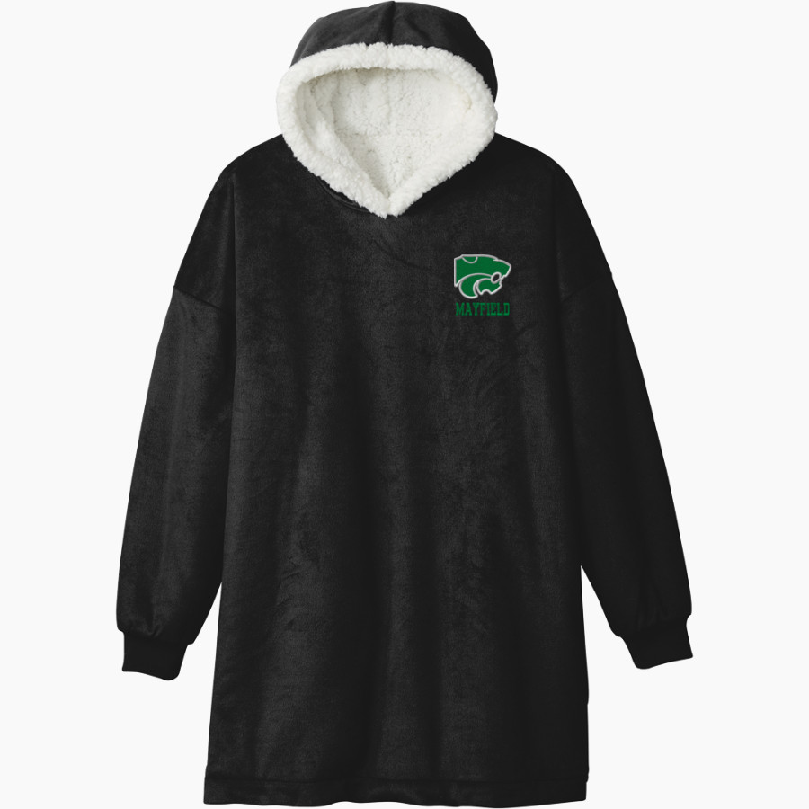 MAYFIELD HIGH SCHOOL WILDCATS <span class="pdp-name-mascot">MAYFIELD WILDCATS</span> Port Authority Mountain Lodge Wearable Blanket