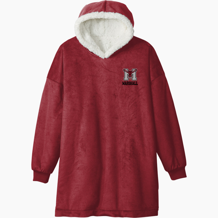 Marshall Mavericks <span class="pdp-name-mascot">Marshall Mavericks</span> Port Authority Mountain Lodge Wearable Blanket