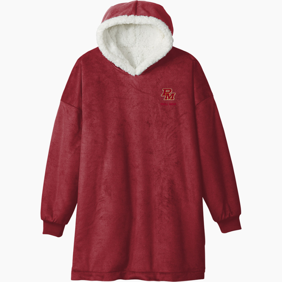 PURCELL MARIAN CAVALIERS official sideline store Port Authority Mountain Lodge Wearable Blanket