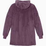 WOLVERINE-HOOSIER ATHLETIC CONFERENCE Port Authority Women's Plush Poncho Back Thumbnail