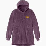 BALL HIGH SCHOOL GOLDEN TORNADOES Port Authority Women's Plush Poncho Front Thumbnail