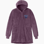 WOLVERINE-HOOSIER ATHLETIC CONFERENCE Port Authority Women's Plush Poncho Front Thumbnail