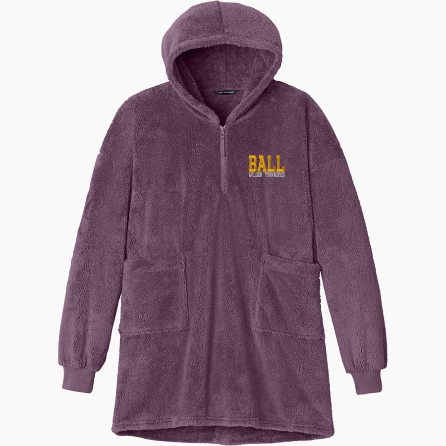 BALL HIGH SCHOOL GOLDEN TORNADOES Port Authority Women's Plush Poncho